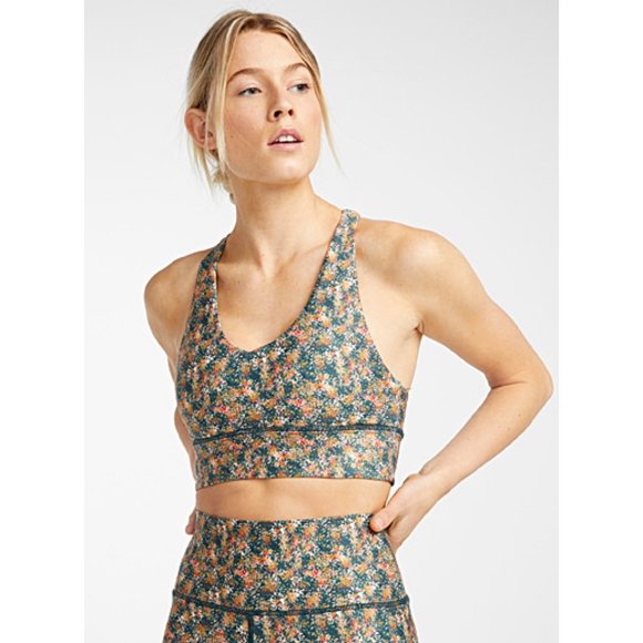 NWOT I.FIV5 Floral Canopy Sports Bra - Picture 2 of 9